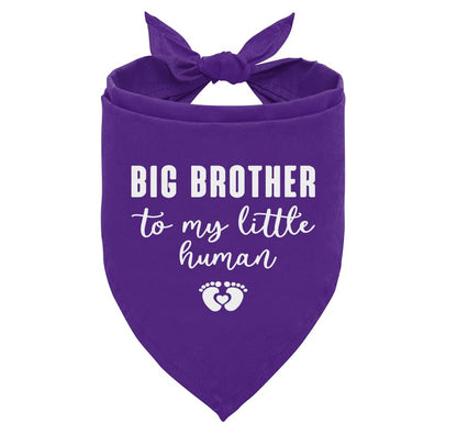Big Brother Dog Bandana Purple Dog Bandana Big Brother Bandana for Dog Gender Reveal Dog Bandana Baby Announcement Dog Bandana Dog Bandana for Small Medium Large Dogs Dog Scarf Accessories (D3)