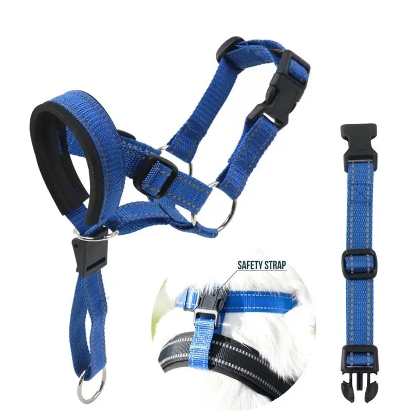 Dog Head Halter Training Collar – No-Pull Muzzle for Dogs S/M/L/XL