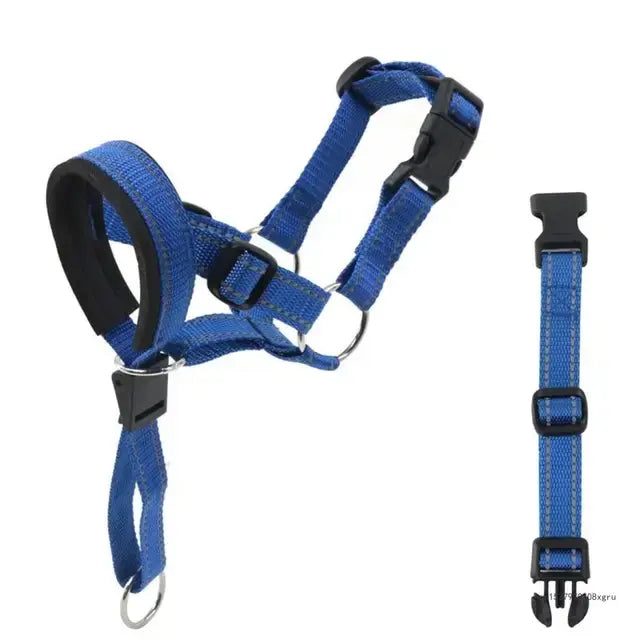Dog Head Halter Training Collar – No-Pull Muzzle for Dogs S/M/L/XL